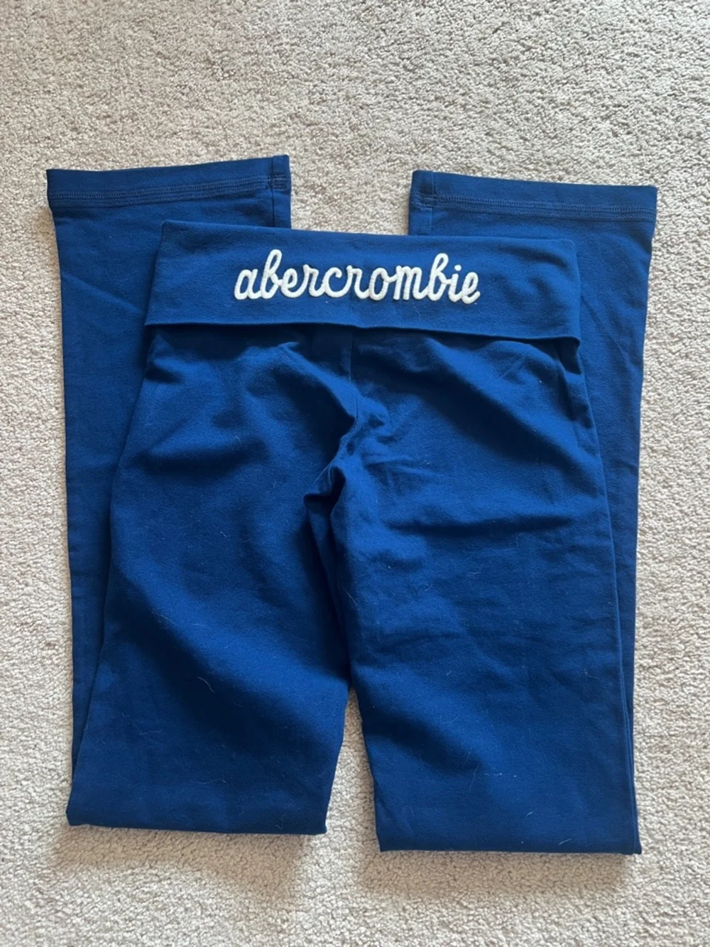 abercrombie kids Navy Wide-Leg Fold-Over Waist Pants - Picture 3 of 3